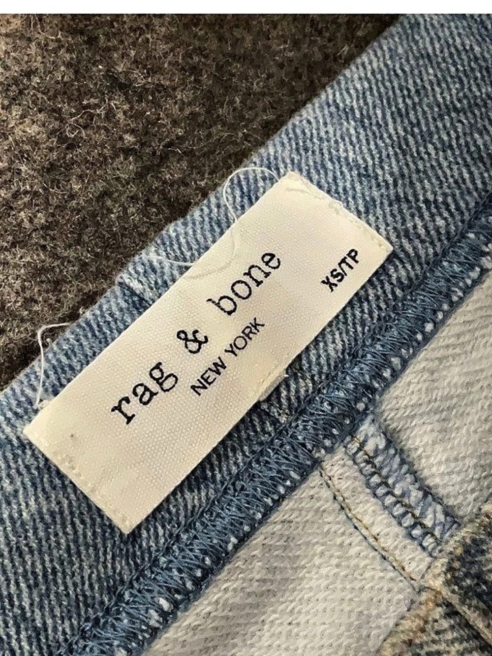 rag & bone sweatpants Miramar Wide Leg Jeans Blue XS Tall - Picture 6 of 7